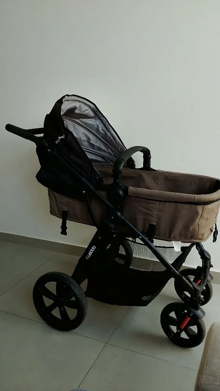 Carrinho bebê Kidoo 3 em 1 e bebe conforto Coas. - Foto 4