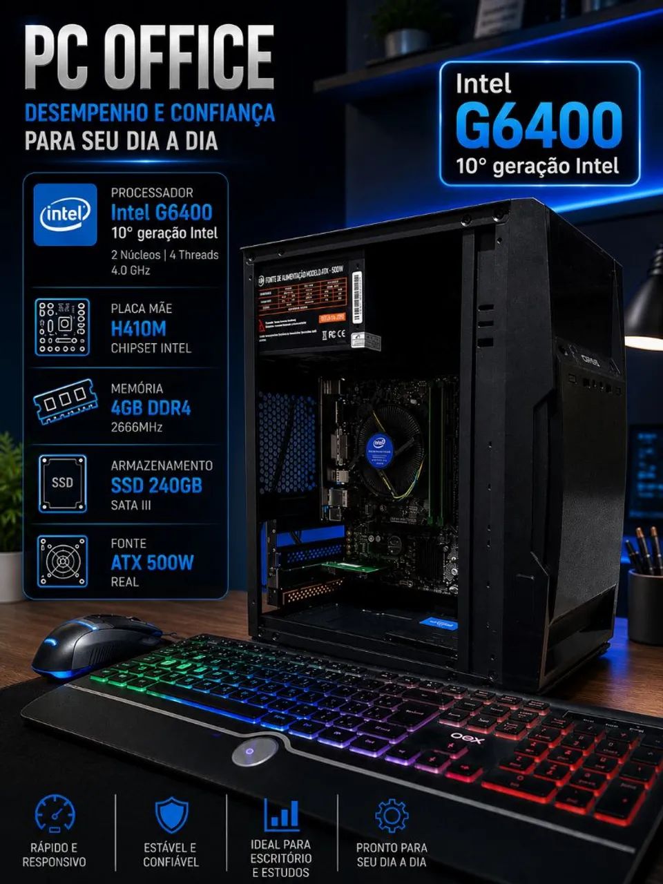 Pc 10° geração Intel 