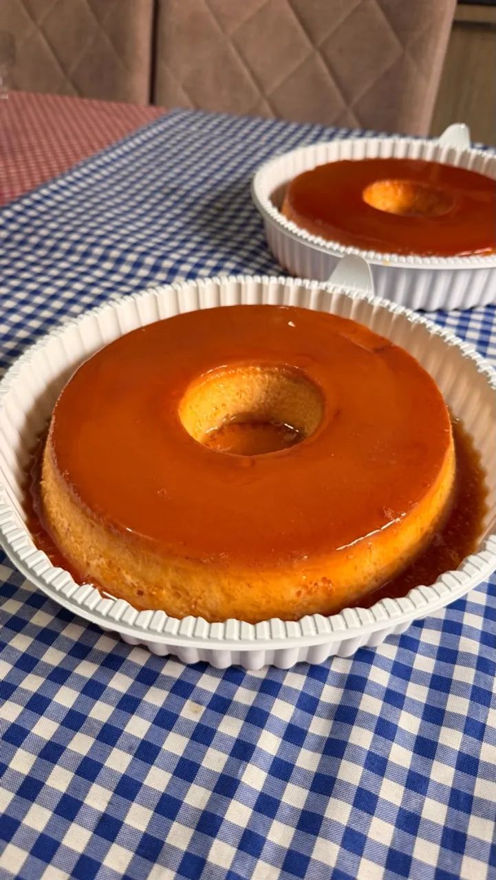 Pudim Tradicional de leite condensado 