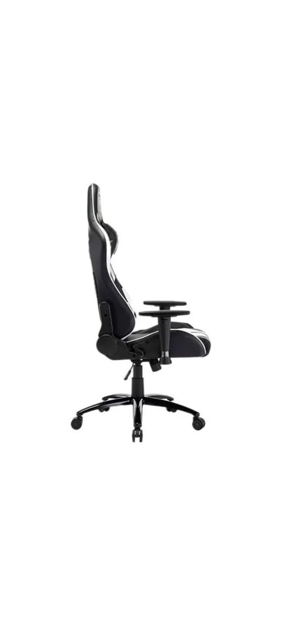CADEIRA GAMER PRETO C/ BRANCO - CLANM - Foto 5