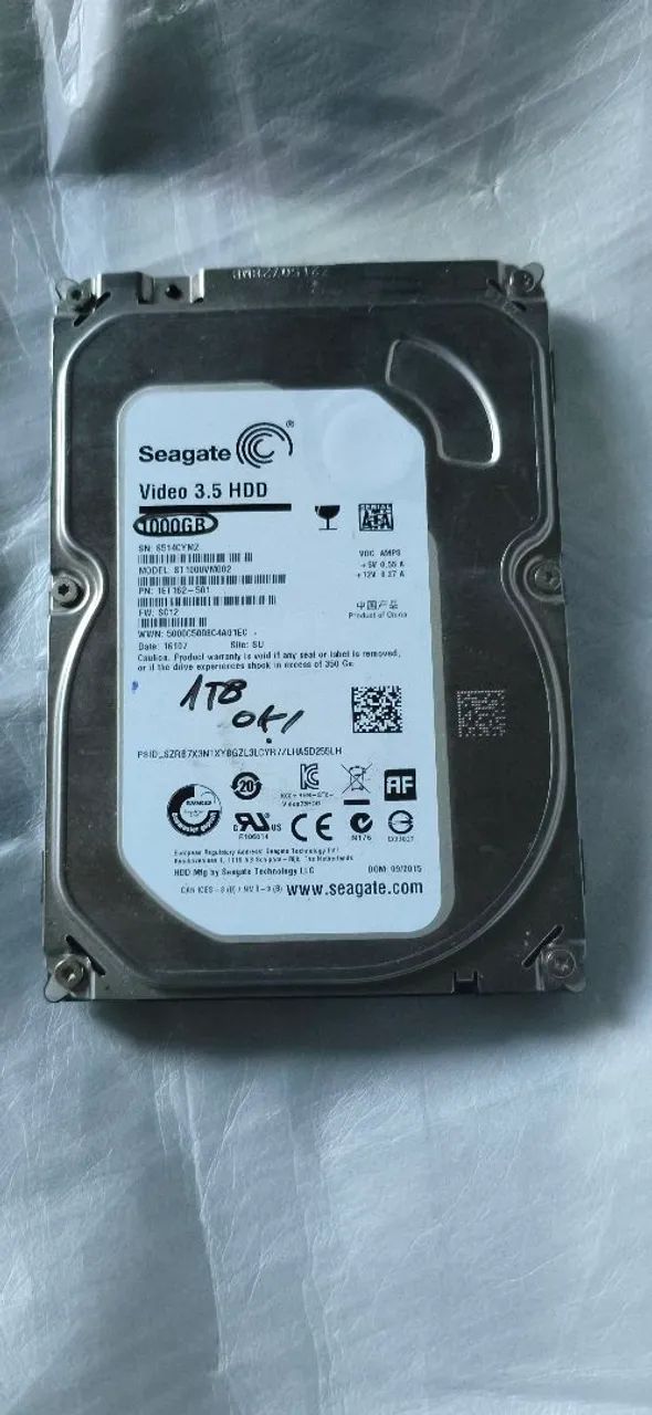 HD de 1 tera Seagate 