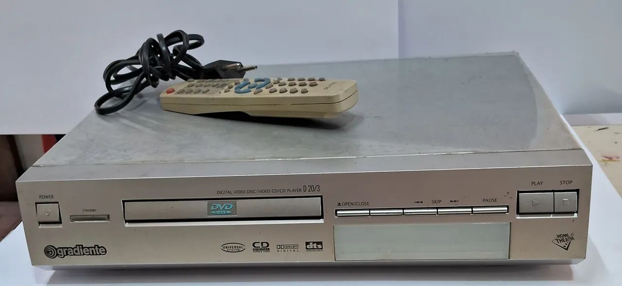 Aparelho de DVD Gradiente 