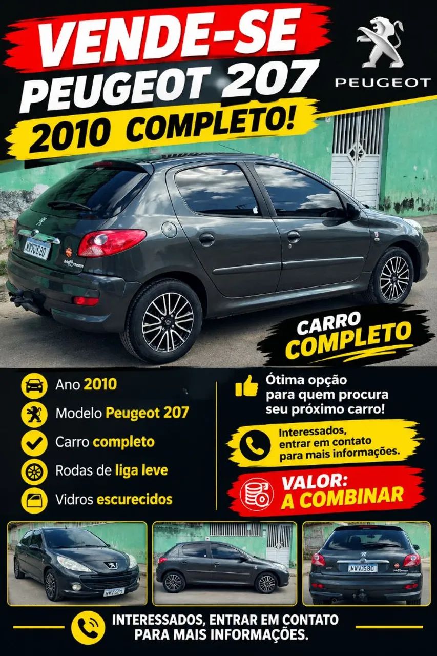 Peugeot 207 207 XR 1.4 FLEX 8V 5P 2010