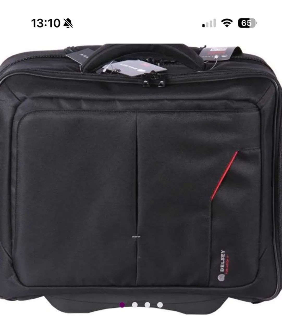 Maleta para notebook, praticamente nova