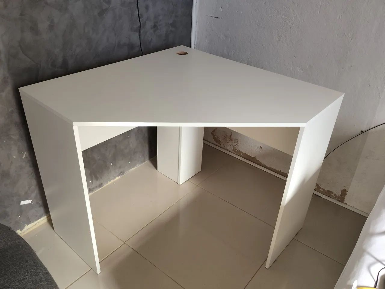 Escrivaninha de Canto Cubic Branco