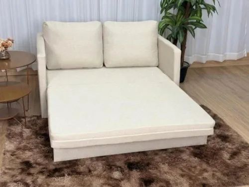 SOFÁ CAMA DOMINIC 1,40M  LINHO. PRONTA ENTREGA. - Foto 3