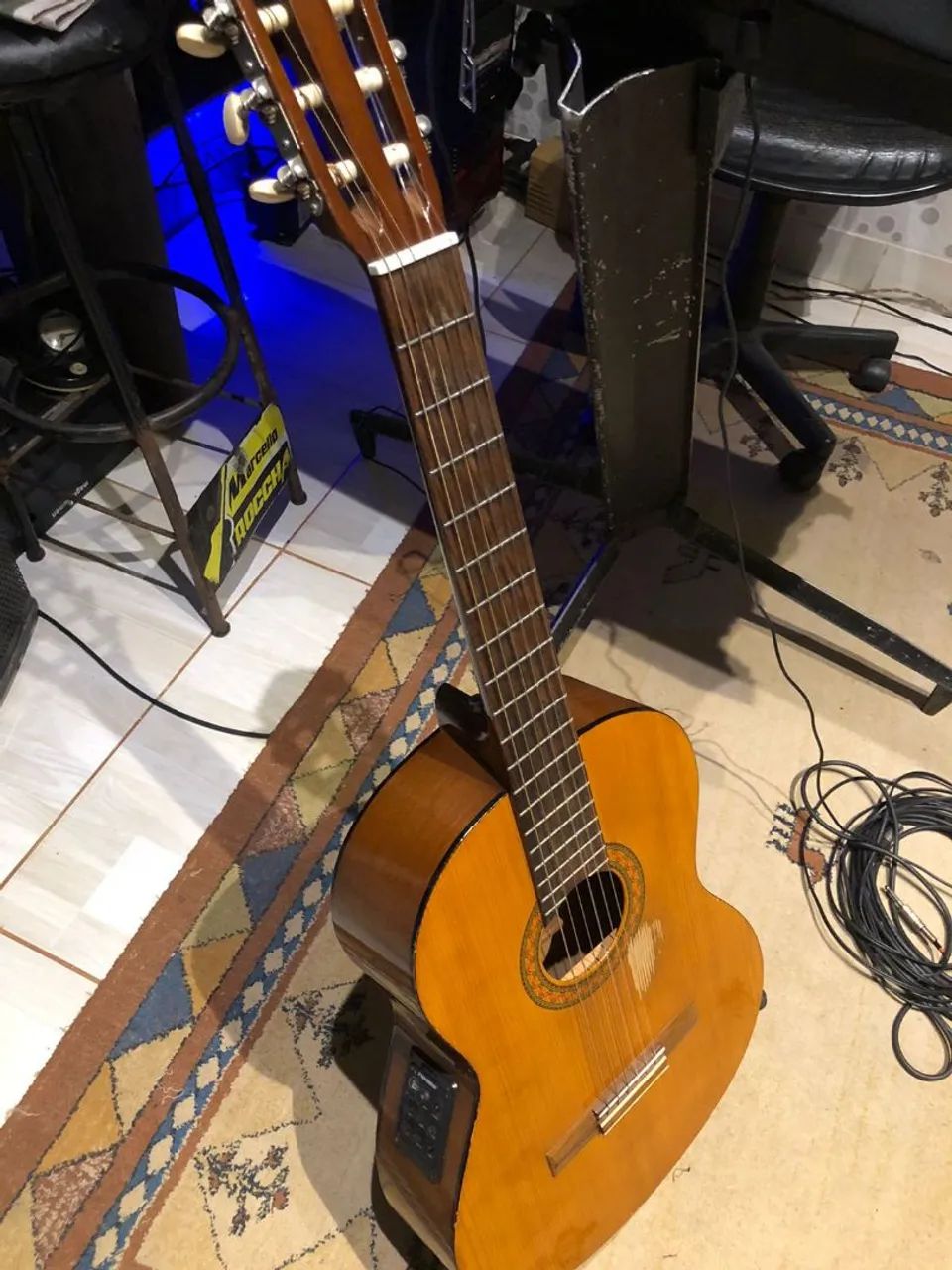 Violão Nylon Yamaha C40 Captador Fismam Mic Blend