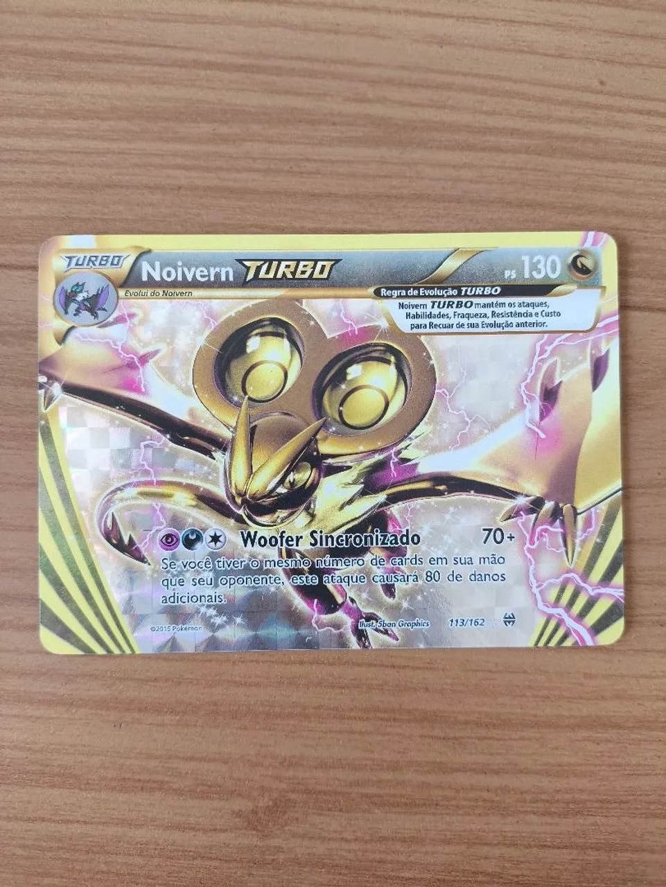 Carta Pokémon Noivern Turbo 113/162