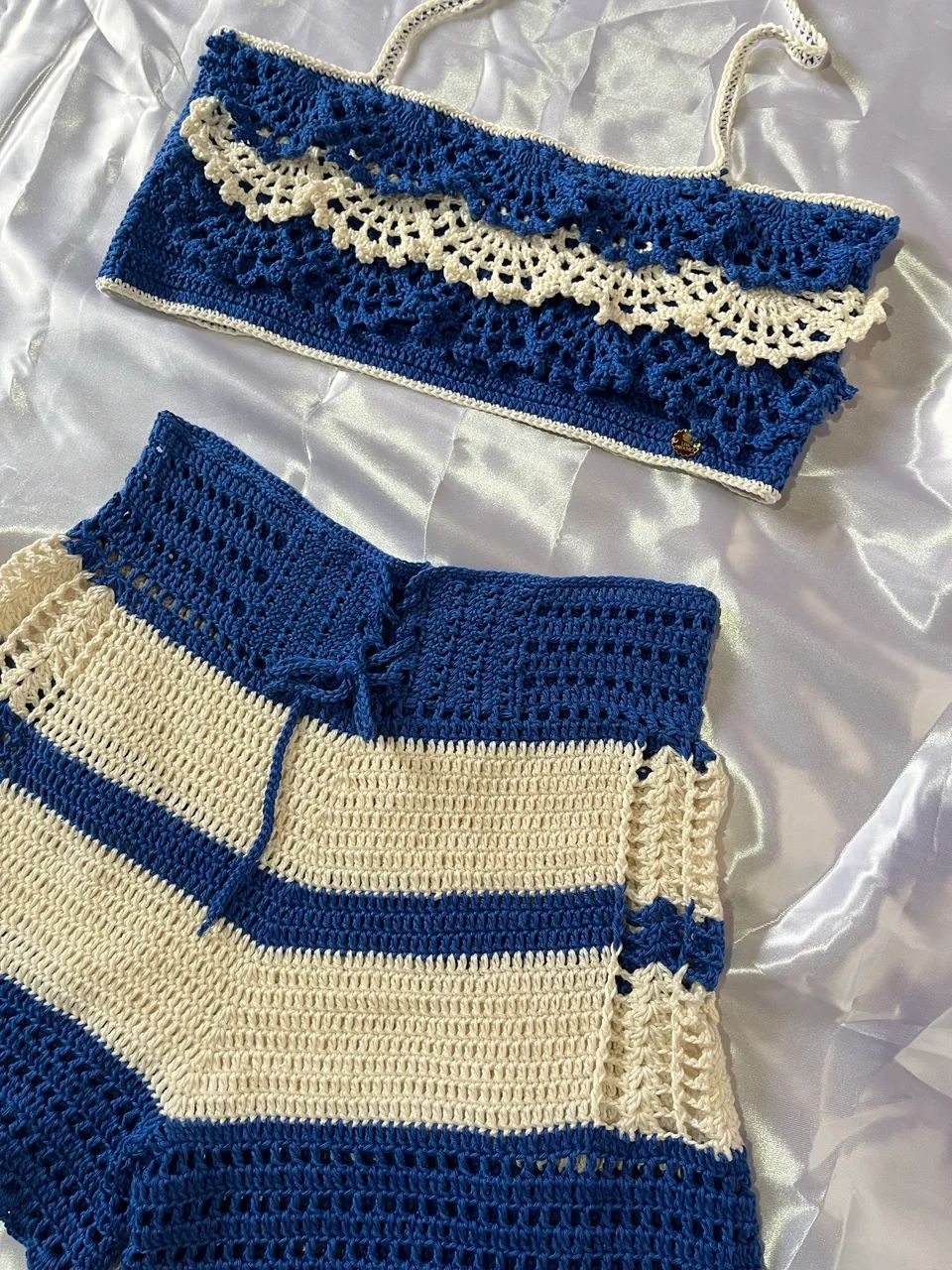 Conjunto de crochê  - Foto 4