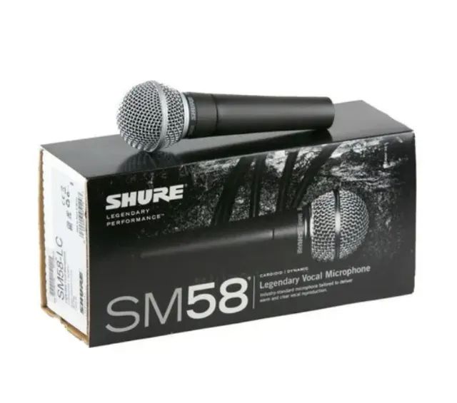 Microfone vocal cardióide dinâmico Shure Sm58 (NOVO) - Foto 2