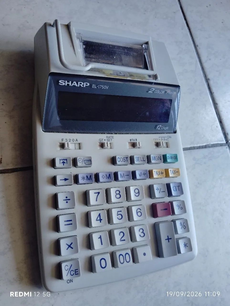 Calculadora Sharp EL 1750 V  - Foto 2