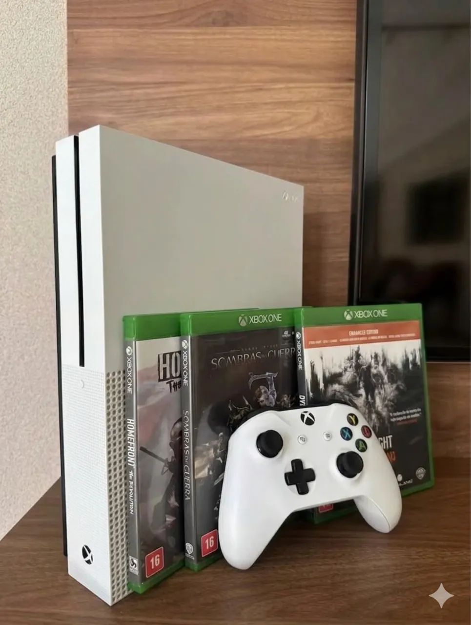 Xbox one s completo mais jogos 