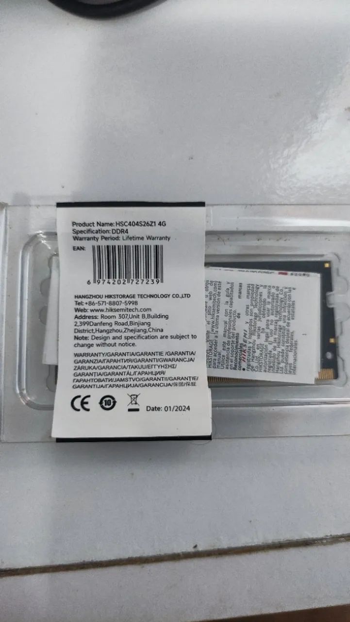Mem ória RAM 4GB DDR4 SO-DIMM - Foto 2