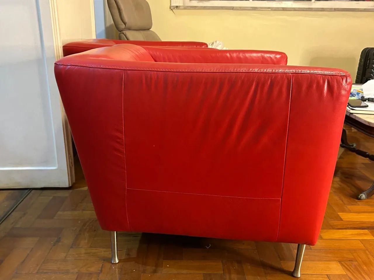 Par de Poltronas de couro Italsofa-Natuzzi - Foto 2