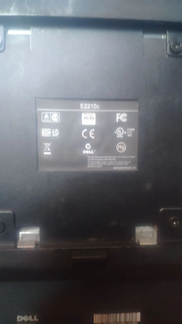 Monitor Dell modelo E2210C 22 polegadas (com defeito) - Foto 3
