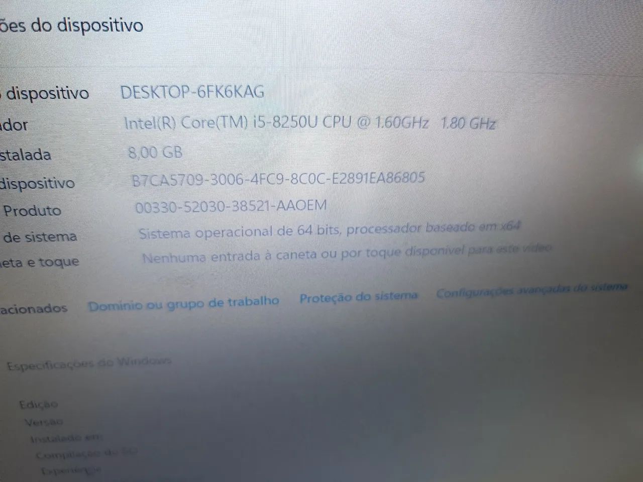 Notebook core i5/8a ger./8gb RAM/512gb/tela 16" wi-fi webcam bluetooth hdmi windows 10  - Foto 2