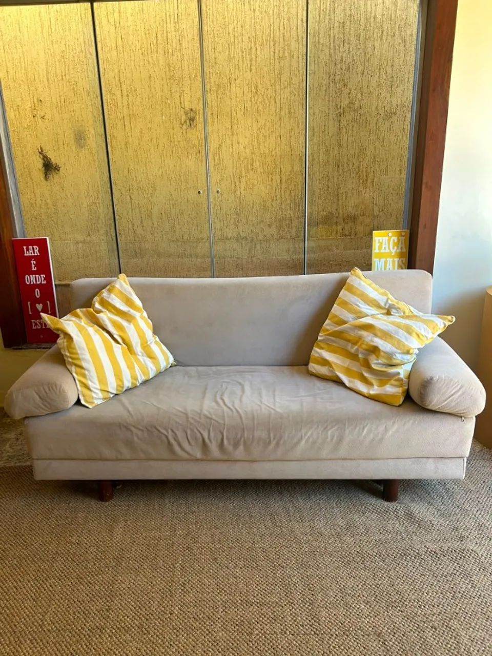 Jogo de sofá-cama com 2 peças  - Foto 3