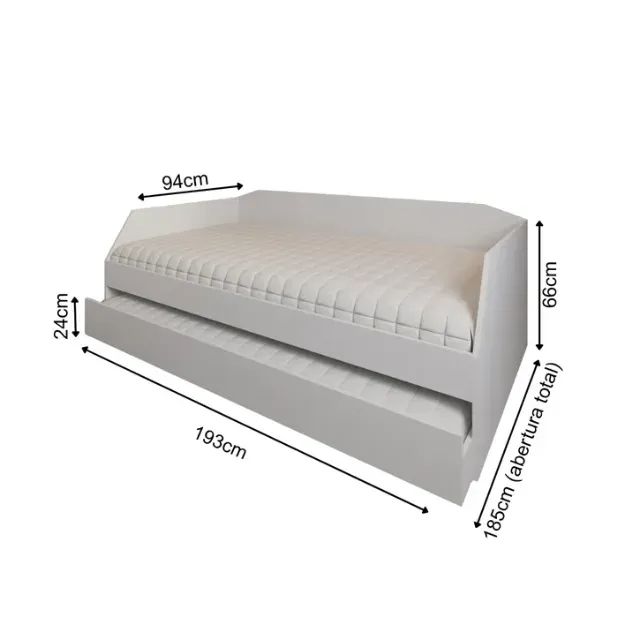 Cama com auxiliar - Foto 4