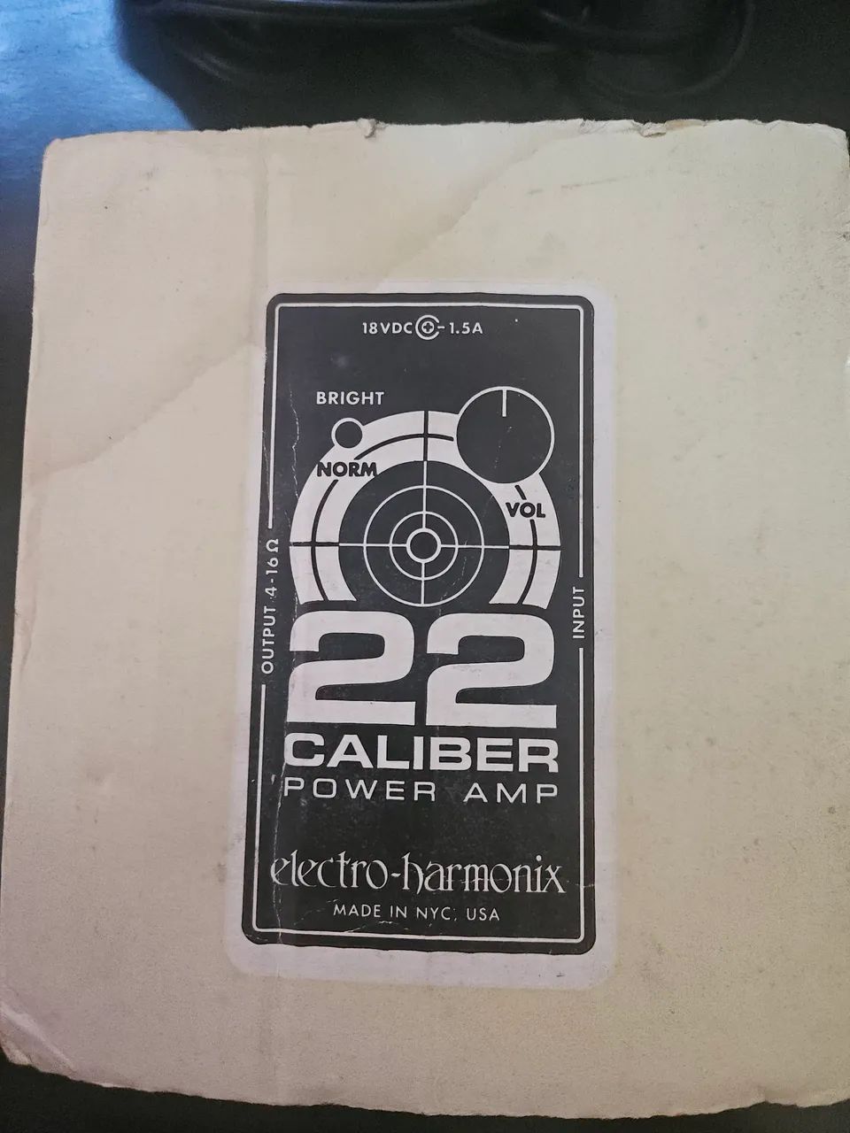 Pedal Guitarra Power Amp Electro Harmonix 22 Caliber Power Amp