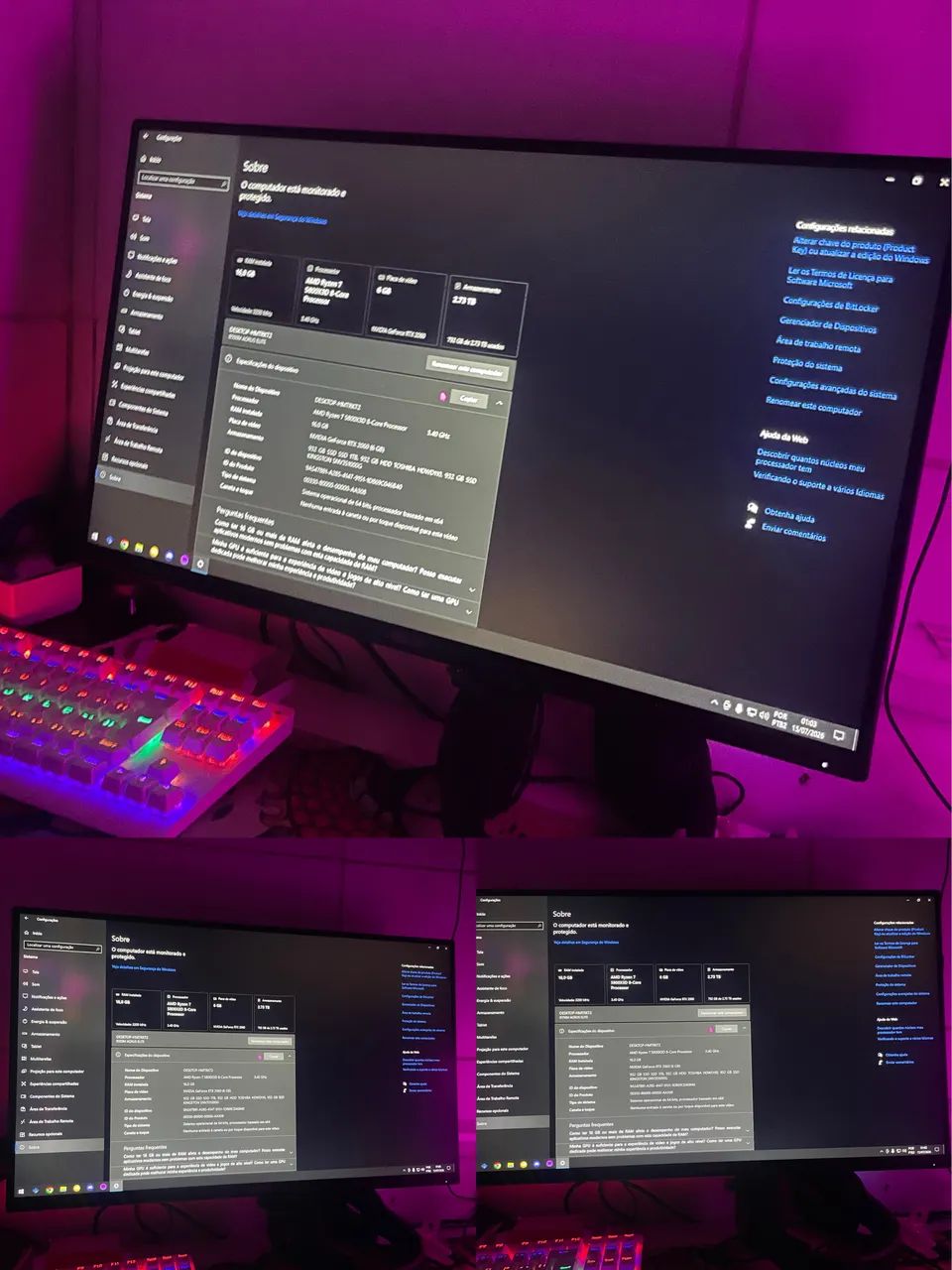 MONITOR 144 ASUS PAINEL IPS - Foto 4