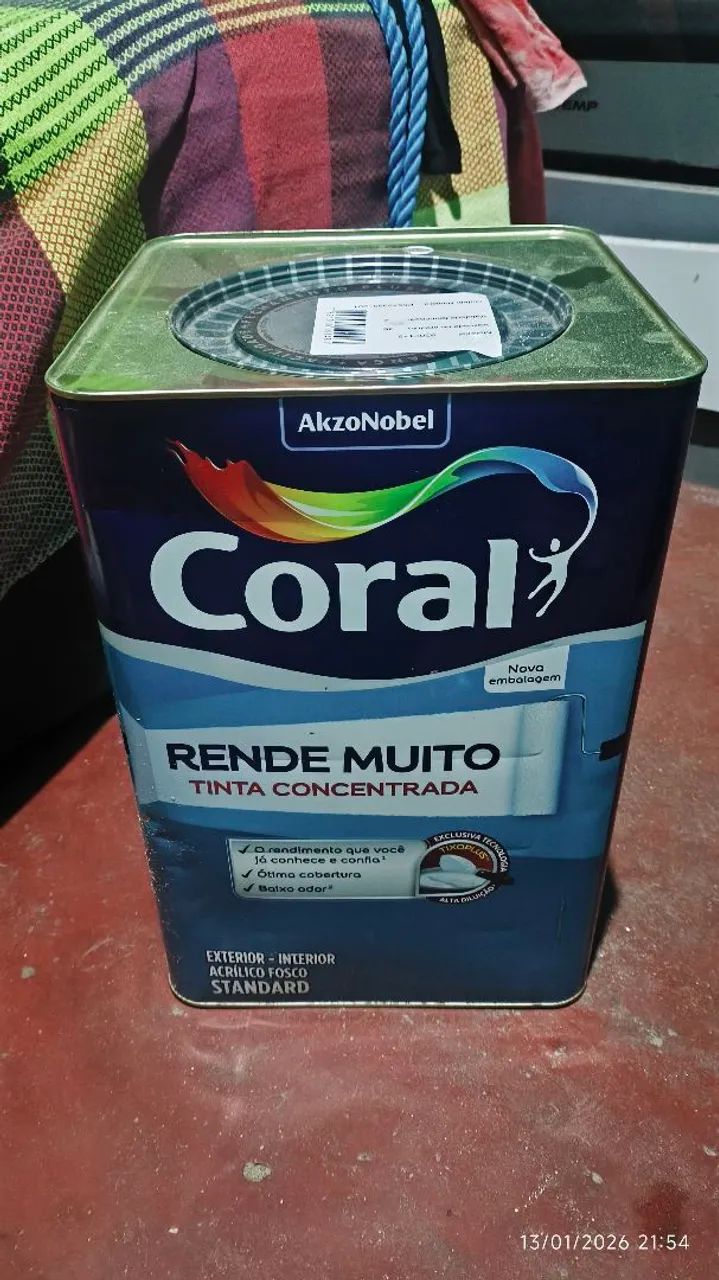 TINTA CORAL RENDE MUITO 18 LITROS 