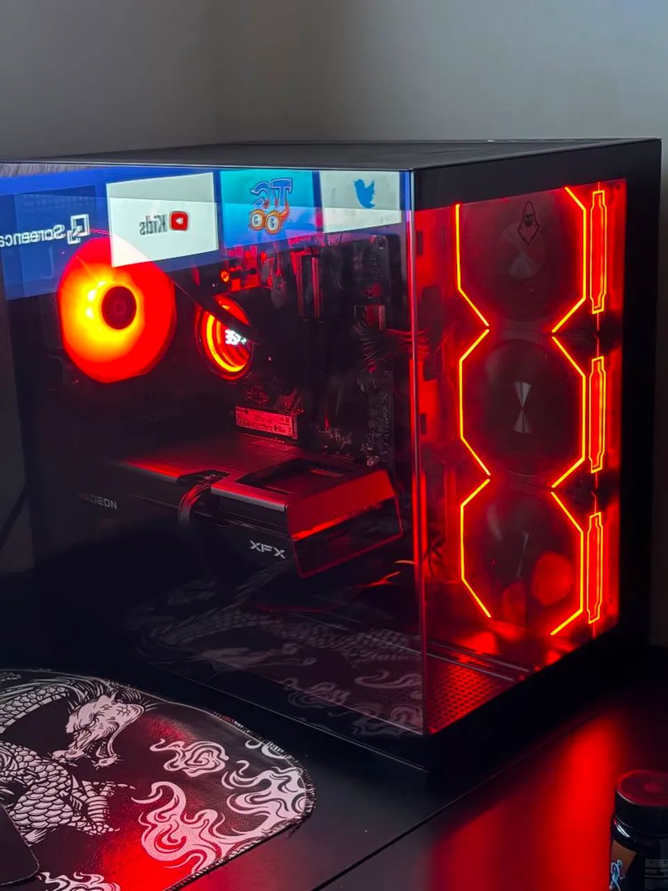 PC gamer Ryzen 7 5700x RX9060
