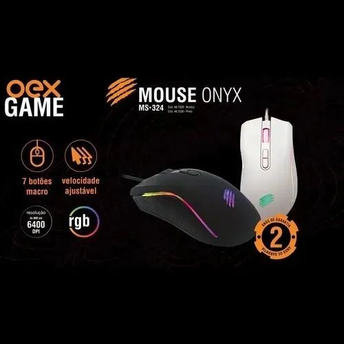 Mouse Gamer OEX Game Onyx-MS324 - Foto 4