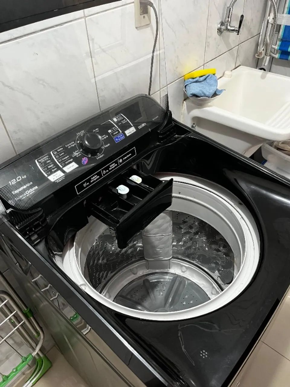 Máquina de Lavar Panasonic 12kg Titânio - Excelente estado - Foto 2