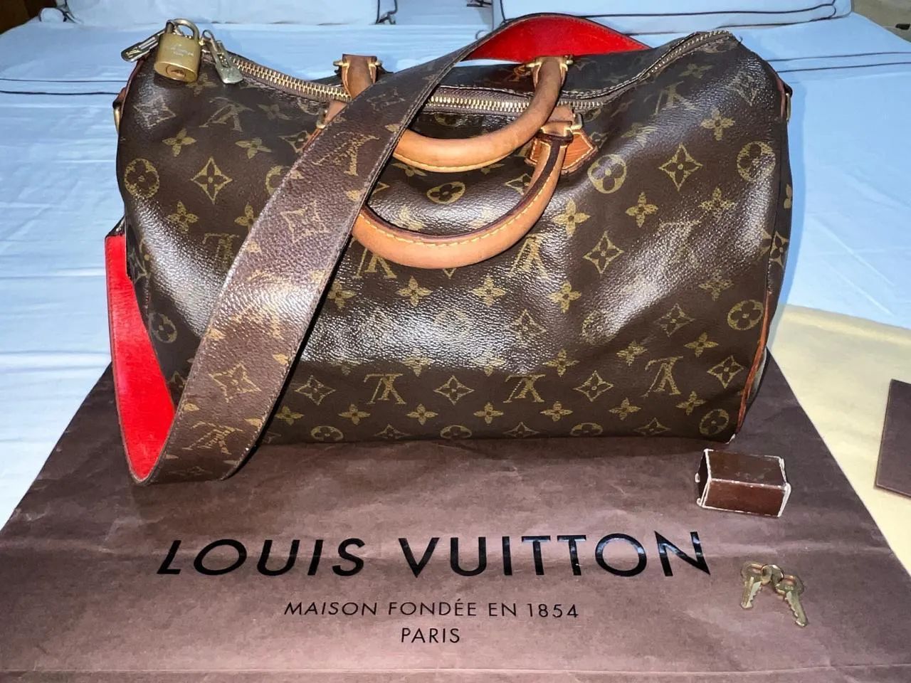 Louis Vuitton Speedy 35 Monogram Original - Com Alça - Foto 5