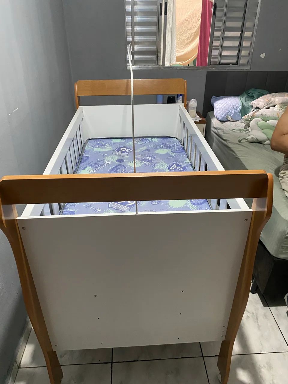 Berço cama completo com colchão 