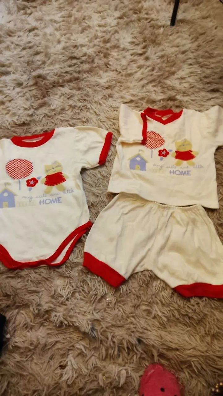 Edredom e roupas menina nova - Foto 2