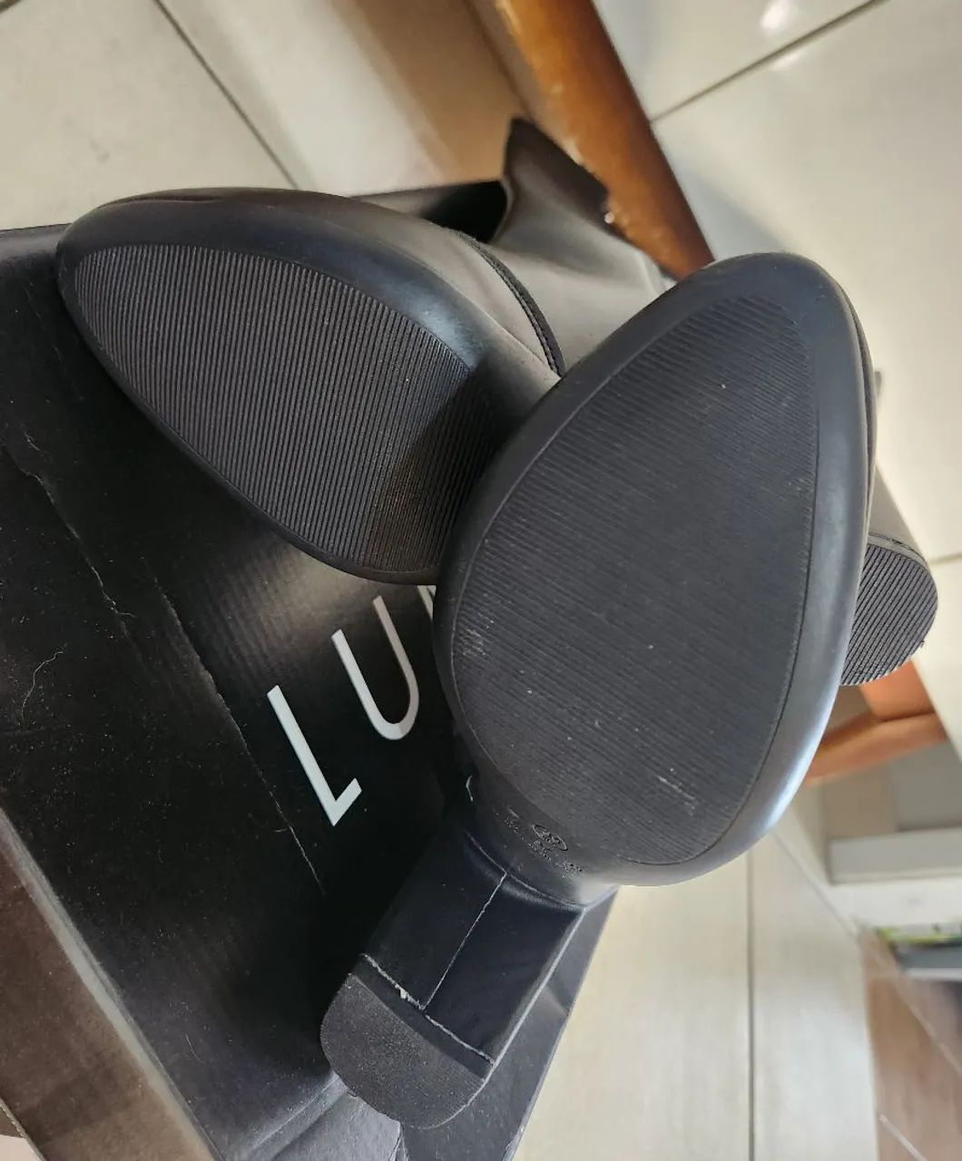 Bota Cano Longo Salto Bloco LUMISS - tamanho 36 - Foto 3
