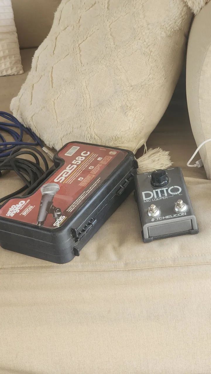 Pedal de Loop para MIC + MIC + Cabos - Foto 3
