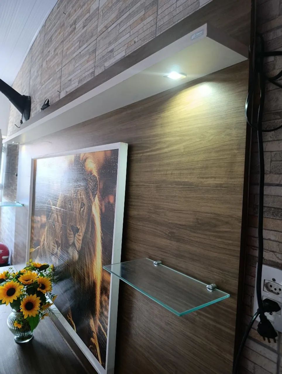Painel Rack MDF com duas leds  - Foto 4