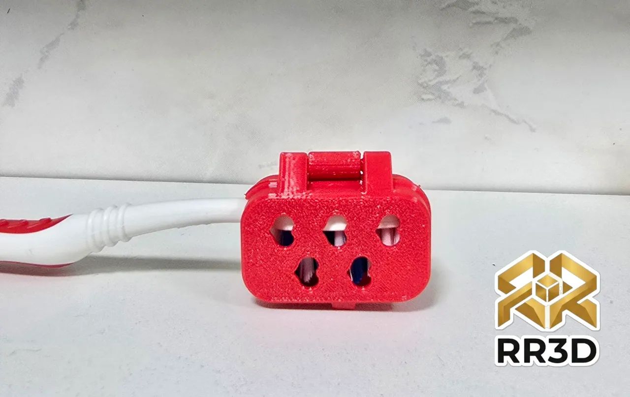Porta escova de dentes Kit com 3 unidades  - Foto 5