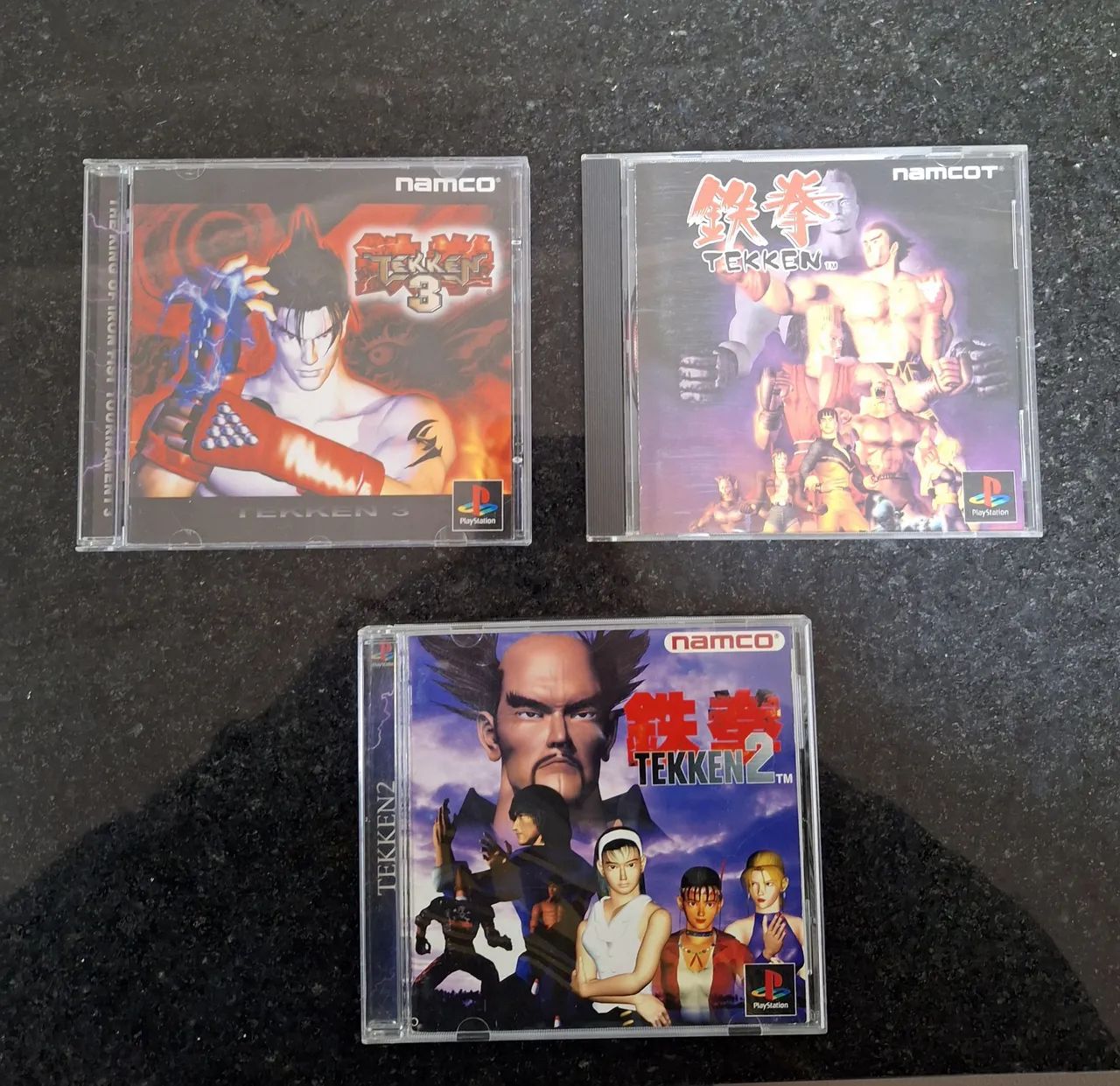 Tekken 1, Tekken 2 e Tekken 3 - Original Japonês