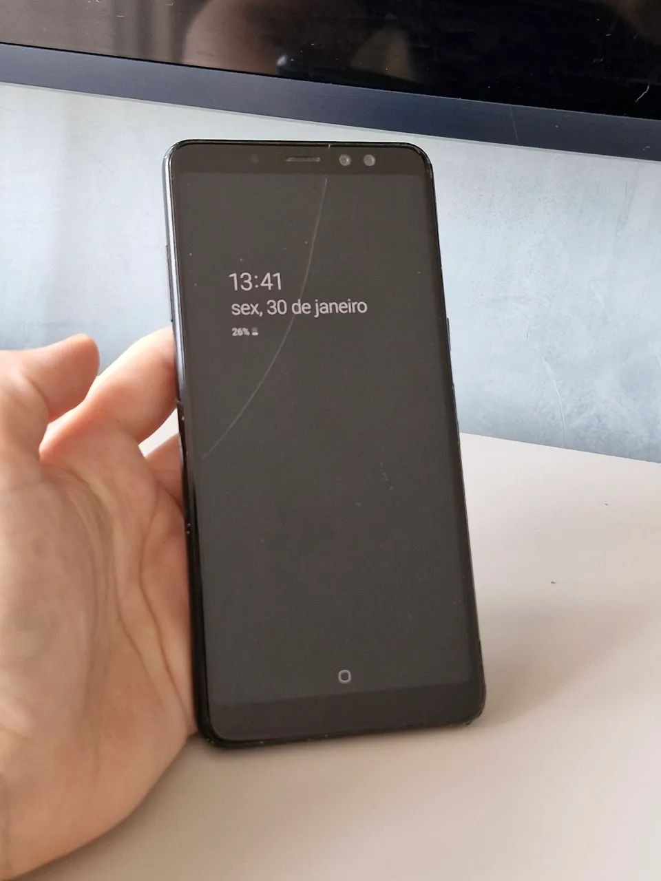 Samsung A8 Plus 2018 - Funcionando perfeitamente - Foto 3