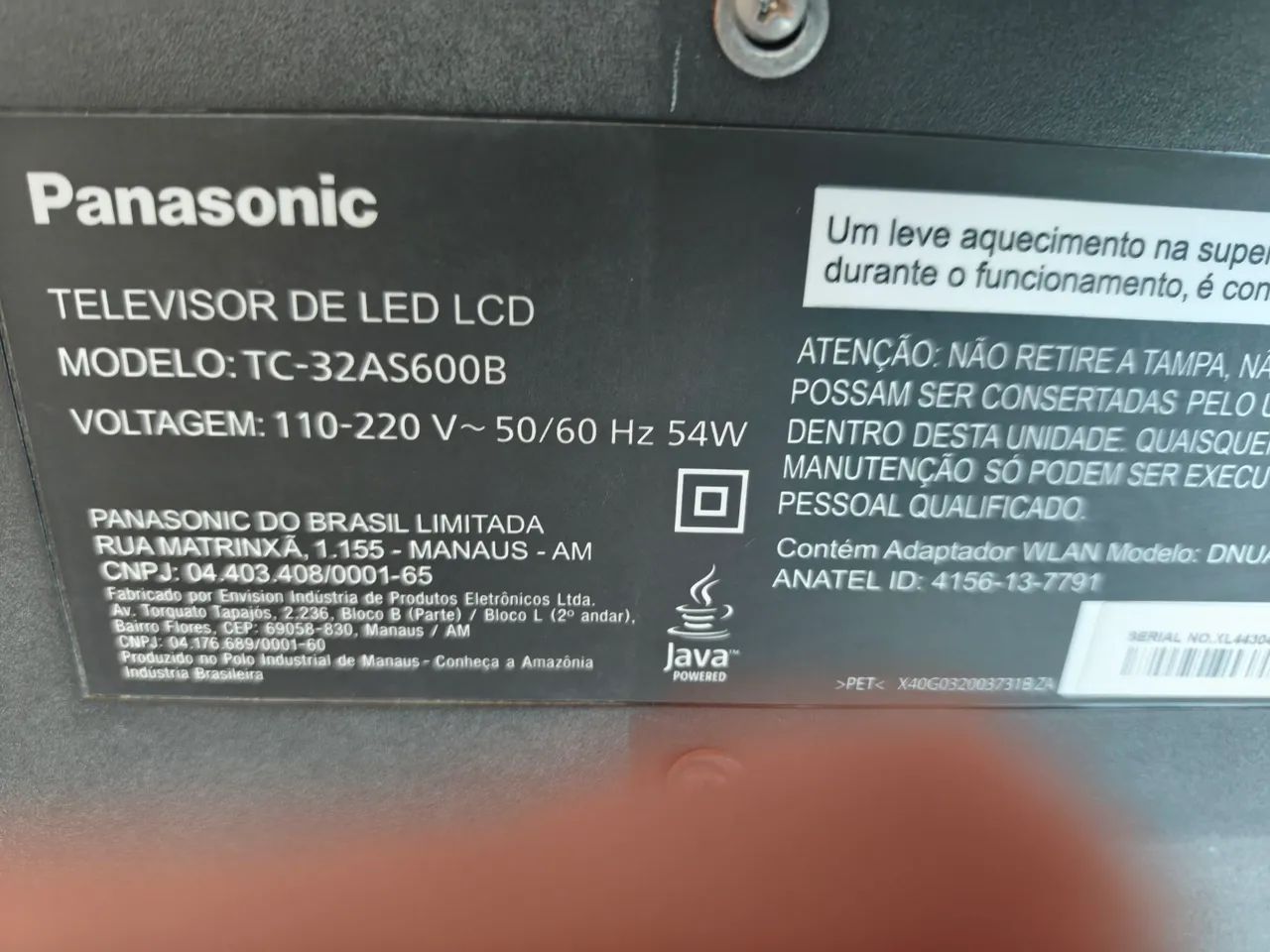 TV Panasonic 32 Polegadas  - Foto 2