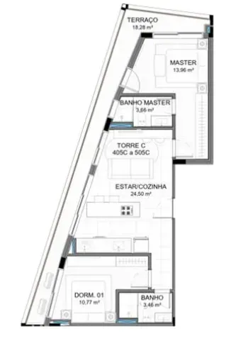 PLANTA 85m²