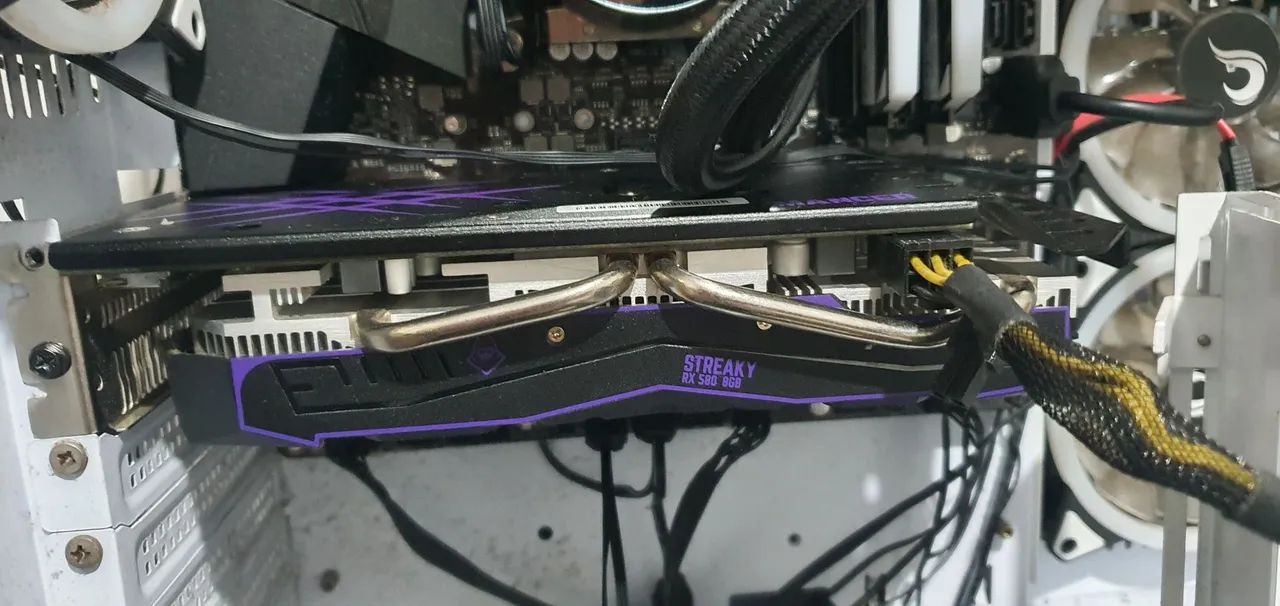 Placa de vídeo Rx 580 8gb mancer  - Foto 5
