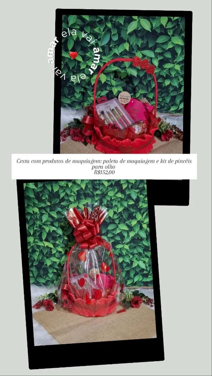 Cestas decoradas para presentes