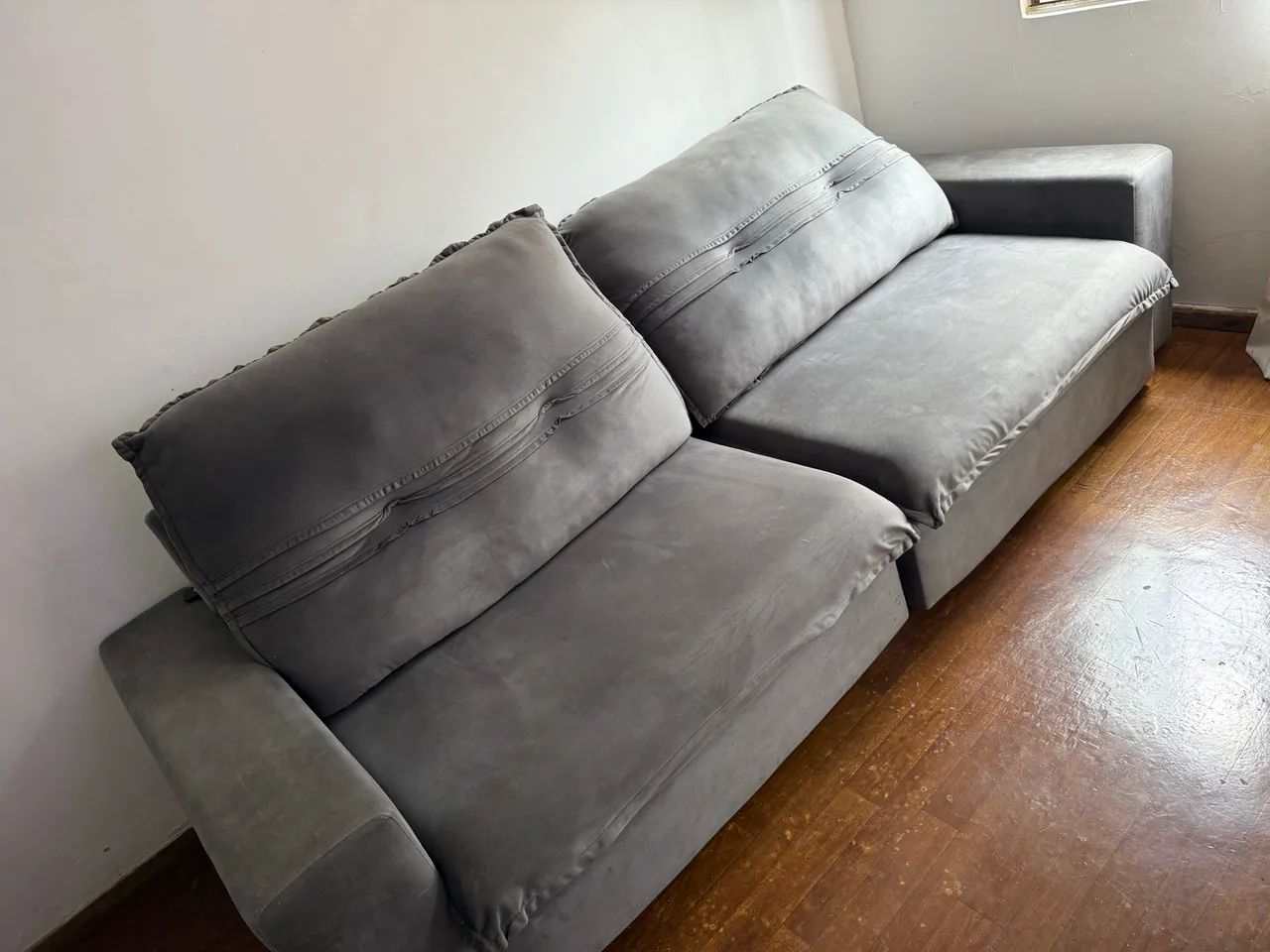 Vendo sofá inclinável retrátil  - Foto 4