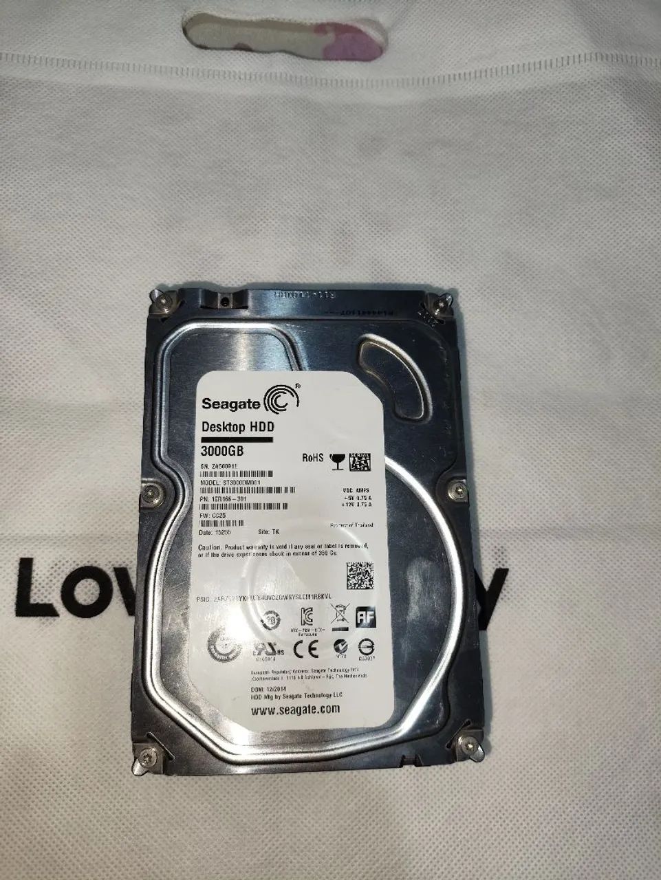 HD 3TB Seagate Desktop (Com defeito)