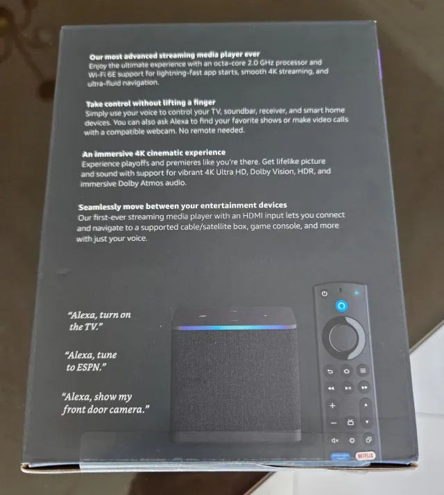 Amazon Fire TV Cube - 3a geração - Octacore - NOVO LACRADO!!! - Foto 3