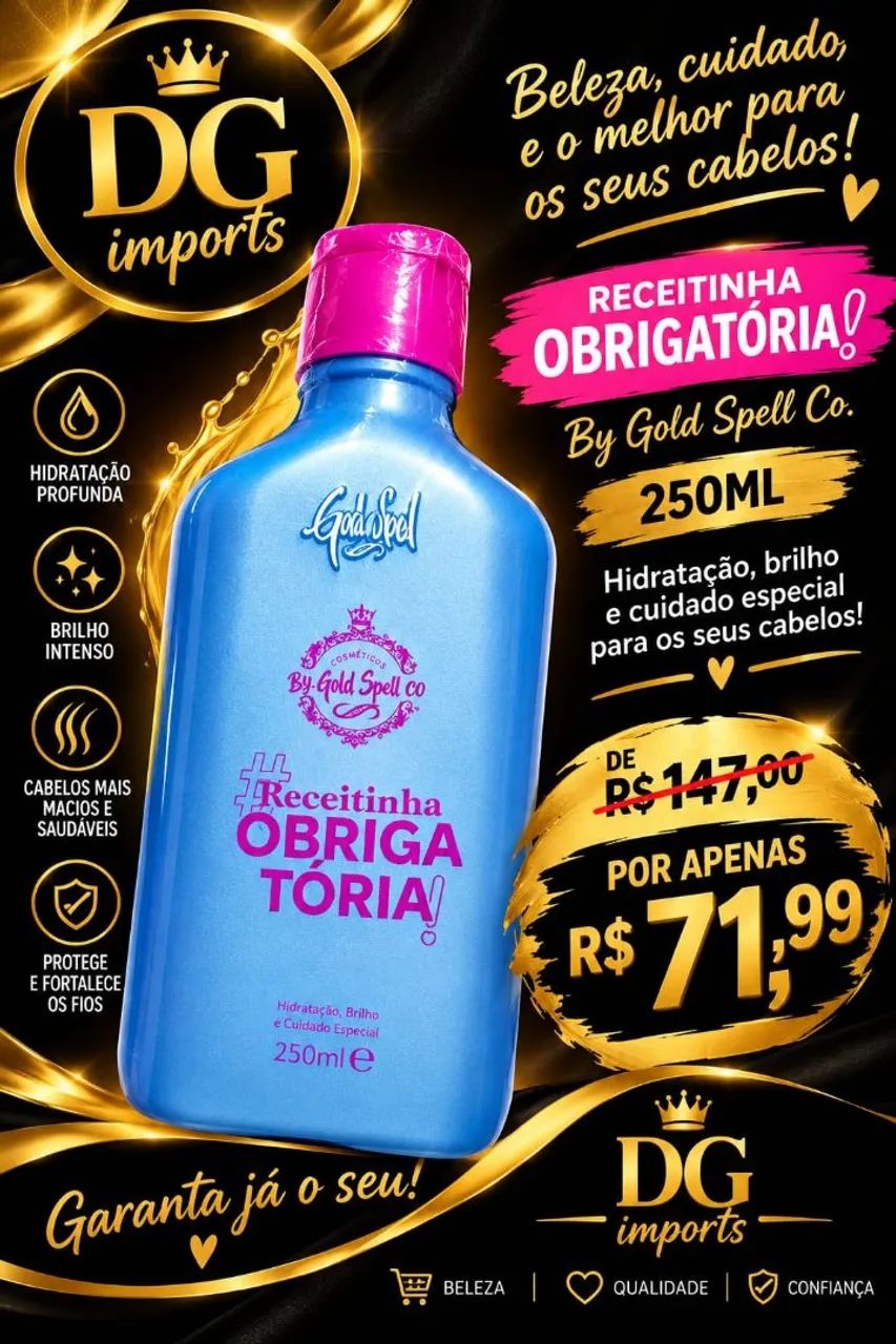 Goold os melhores produtos capilares  - Foto 3