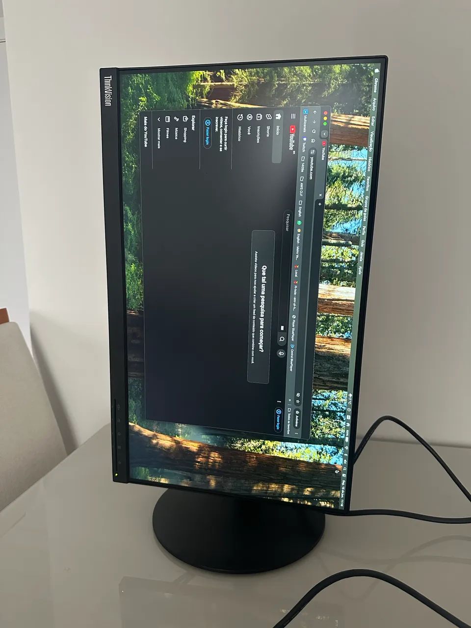 Monitor 21 Polegadas - Lenovo T22i-10 - Excelente Estado - Foto 4
