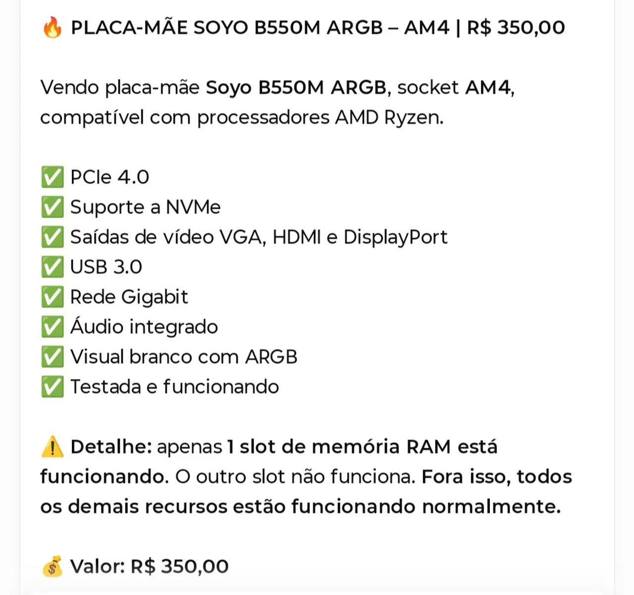 Placa mãe am4 - Foto 2