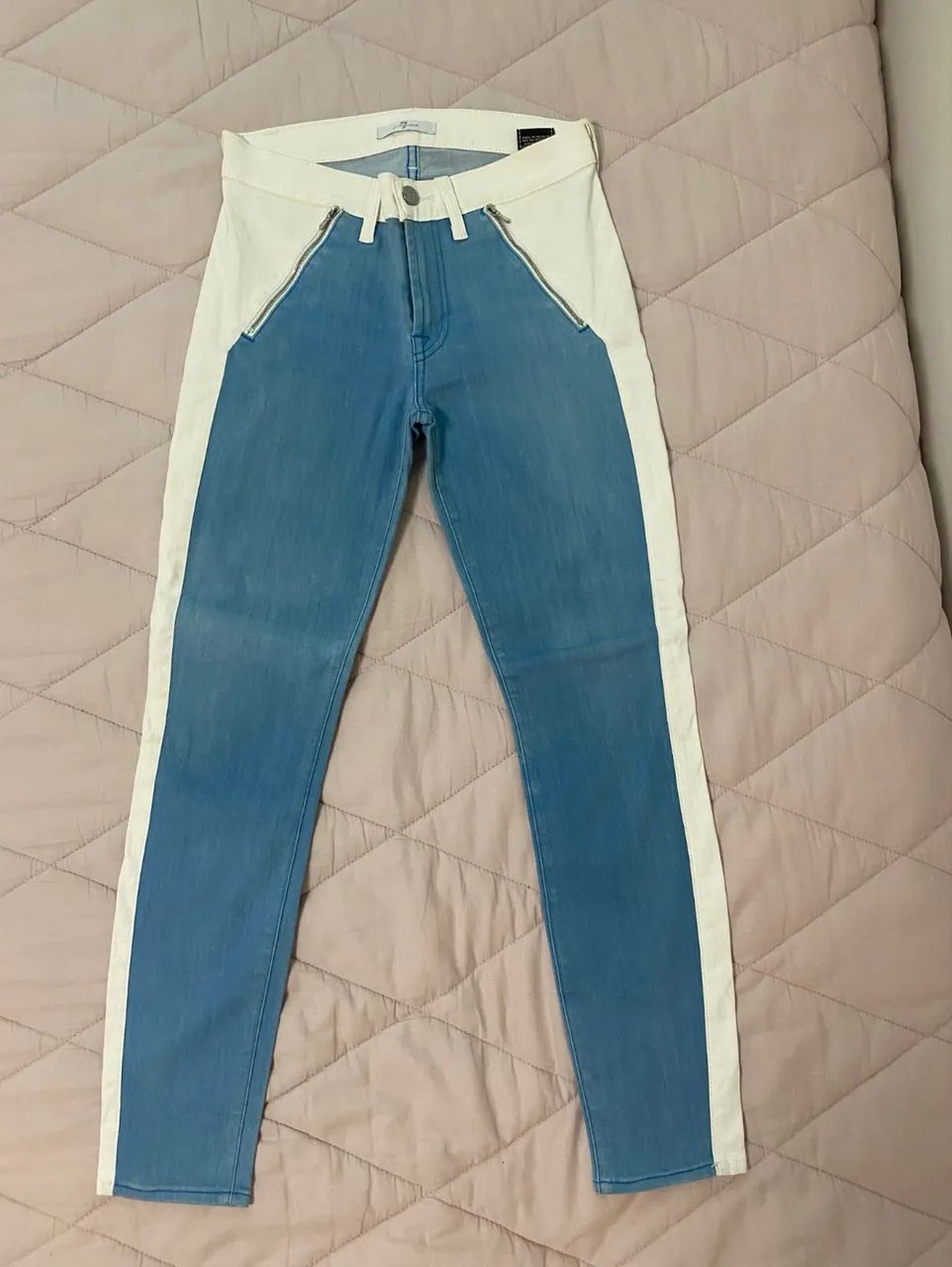 calça skinny 7 for all mankind 34 - Foto 2