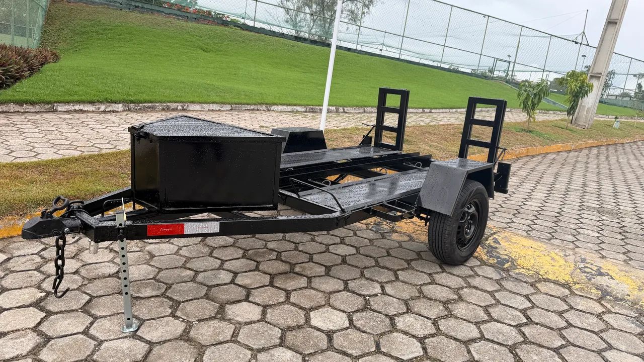 Carroça para quadriciclo emplacada,pronta pra uso. - Foto 4