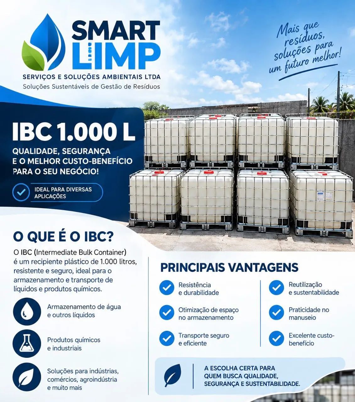 CAIXA D'ÁGUA IBC 